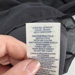 Joie  Blouse Womens Small Black‎ Sheer Puff Long Sleeve Mock Neck Caviar Photo 5