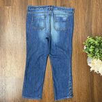 Tommy Hilfiger American Spirit Mid Rise Patch Pocket Cropped Capris Jeans Sz 10 Photo 3