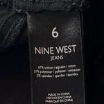 Nine West  Pull On Skinny Jeans Jeggings Mid Rise Solid Black Size 6 Pockets Photo 5