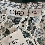 Lace Knit Cardigan Gray Size M Photo 4