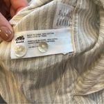 Roots  White & Black Striped Long Sleeve 100% Cotton Dress Women’s Size Small Photo 8