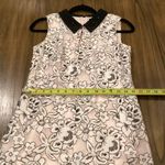 Karl Lagerfeld  sleeveless floral lace embroidered collar pink mini dress 2 Photo 7
