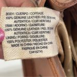 Lucky Brand Saddle Bag Leather Small Crossbody Shoulder Purse Tan Boho Western Photo 6