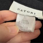 Natori  Black Velvet Full Zip Track Jacket Womens L Casual Athletic Gorpcore Photo 5