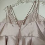 Alyce Paris  3764 V Neckline Mikado Fit and Flare Baby doll Pink Cocktail Dress Photo 7