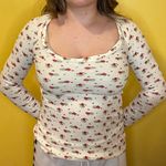 Bluchic Off White Light Beige Long Sleeved Shirt Size undefined Photo 2