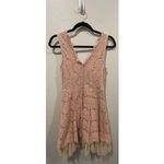 Trixxi Pink Cream Lace Mini Dress Photo 1