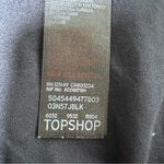 Topshop  Black Plunge Neck One Piece Swimsuit Photo 8