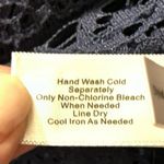 Boston Proper Women's Blue Crochet Lace Flare Sleeve Short Dress Size L Photo 8