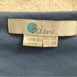 Boden Emery falling blossoms floral polkadot short sleeve jersey dress 6 Blue Photo 3