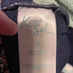 Kona Sol  Floral Print Tie Neck Swim Suit Sz M Beach Vacation Cruise Photo 4