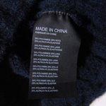 Club Monaco Wool Alpaca Stretch Knit Ribbed Open Front Cardigan Sweater Blue M Photo 2