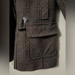 st. john's bay St. John’s Bay Plaid Toggle Hooded Wool / Cashmere Blend Coat - Women’s Medium Photo 12