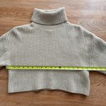 ASOS Monkl Cropped Chunky Knit Sweater High Neck Wide Sleeves Photo 5