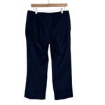 Jil Sander  Black Cuffed Cropped Dress Pants Sz 40 Photo 3