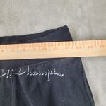 Champion  Reverse‎ Weave Black Logo Print Joggers size Small Fade Photo 3