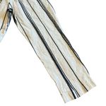 Soft Surroundings Bartley Linen Cotton Blend Pants Cropped Stripe Size Large Photo 8