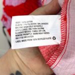 Ava & Viv NWOT  Red Abstract Smocked Peplum Top Size 3X Photo 6