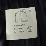 Wilfred Aritzia  Women's XS Blue Fit and Flare Ruched Mini Skirt Photo 7