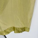 Vintage Peggy Jennings Two Tone Olive Green Embroidered Silk Sheer Scarf Shawl Photo 9