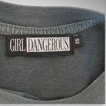 GIRL DANGEROUS Gray Country Stardust Oversize Graphic T Photo 4
