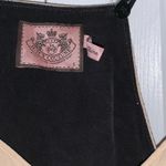 Juicy Couture Black Ruffled Tiered Silk Spaghetti Strap Blouse Cami Top Photo 3