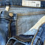 Rag and Bone Rag & Bone Commodore Jean Womens 27 Skinny Distressed Mid Rise Stretch Raw Hem Photo 8