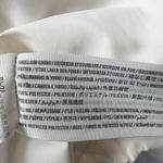 YPB Cream Puffer Jacket Women's‎ Large Winter Quilted Coat Warm Zip Snap Neutral White Photo 4