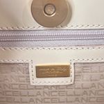 Lancel Paris Leather Ivory Handbag Satchel Shoulder Bag w/ Dust Bag Photo 7