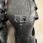 Giani Bernini Black Justyne Strappy Sandal Leather Heels Size 8.5 Photo 2