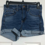 American Eagle American‎ eagle next level stretch X women’s size 2 cuffed jean shorts Photo 0