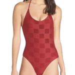 ONIA Ginny Textured One-Piece Ruby Swimsuit Size XS NWT Photo 0