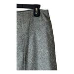 Escada Brown Gray Wool Blend Pocket Panel Front A Line Mini Skirt Size S Photo 2
