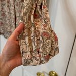 Peruvian Connection  Floral Pleated Blouse Size Small Photo 4