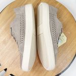Toms  Lenox Braided Suede Lace Up Sneaker Shoes Desert Taupe Tan 8.5 Photo 5