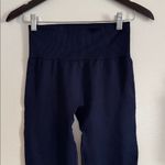 Victoria's Secret VS PINK Cool & Comfy Blue Tie Dye Ribbed Leggings EUC Photo 1