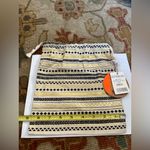 Cotton On NWT: Patterned Drawstring Bag in Black and Gold Photo 3