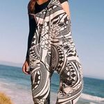 FP Movement Hot Shot Printed Onesie Padma Black Combo Size Medium Photo 0