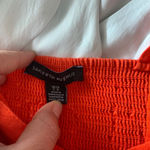 Saks 5th Avenue Saks Fifth Avenue Linen‎ fit flare red dress size large vacation summer beach Photo 6