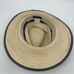 J.Crew Topstitched Natural Straw Hat Size M/L Photo 6