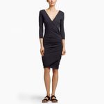 James Perse ✨ Skinny Wrap Tuck Dress in Black
✨ Photo 2
