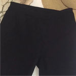 Soft Surroundings  Super Sleek Ponte Leggings Black Small Photo 10