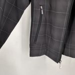 Nike  Gold Fitdry Dri-fit Plaid Black Purple Full‎ Zip Windbreaker Jacket Medium Photo 8