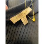 Bordeaux Knit Maxi Dress Ribbed Belted Dark Brown S P Photo 3