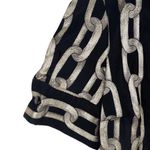 Adam Lippes Adam plus eve Metallic Gold Black Chain Link Dress 6 Photo 2