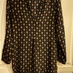 Joie  Black  Long‎ Sleeve V-Neck Silk Dress​   Size XS Photo 1