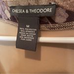 Amanda & Chelsea Chelsea & Theodore Faux Suede Brown Floral Jacket Womens Size M -Brown Tan Ivory Photo 10