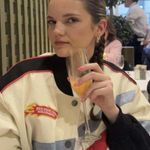 Urban Outfitters BDG Red Black White Streeter Street Moto Retro Bomber Jacket Photo 5