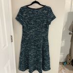 Talbots Dark Teal and White Textured Knit Dress Size 8 Photo 5