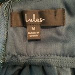 Lulu’s Metallic Deep Plunge Mini Dress Size M Photo 6